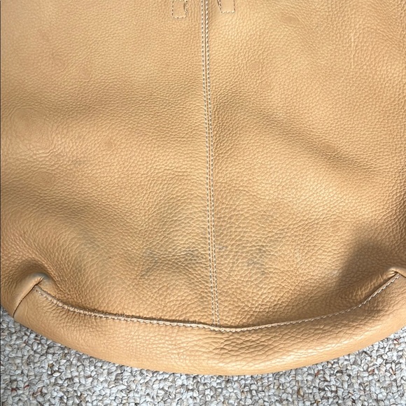 Lucky Brand Vintage Tan Leather Hobo Bag - Picture 6 of 11
